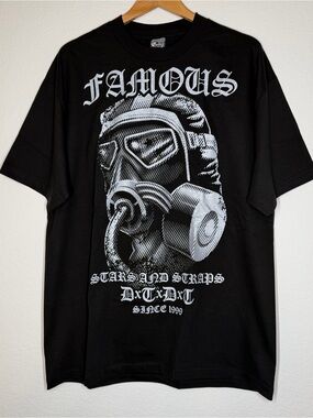Famous Stars and Straps “Gas Mask” T-Shirt - Men’s Size Large